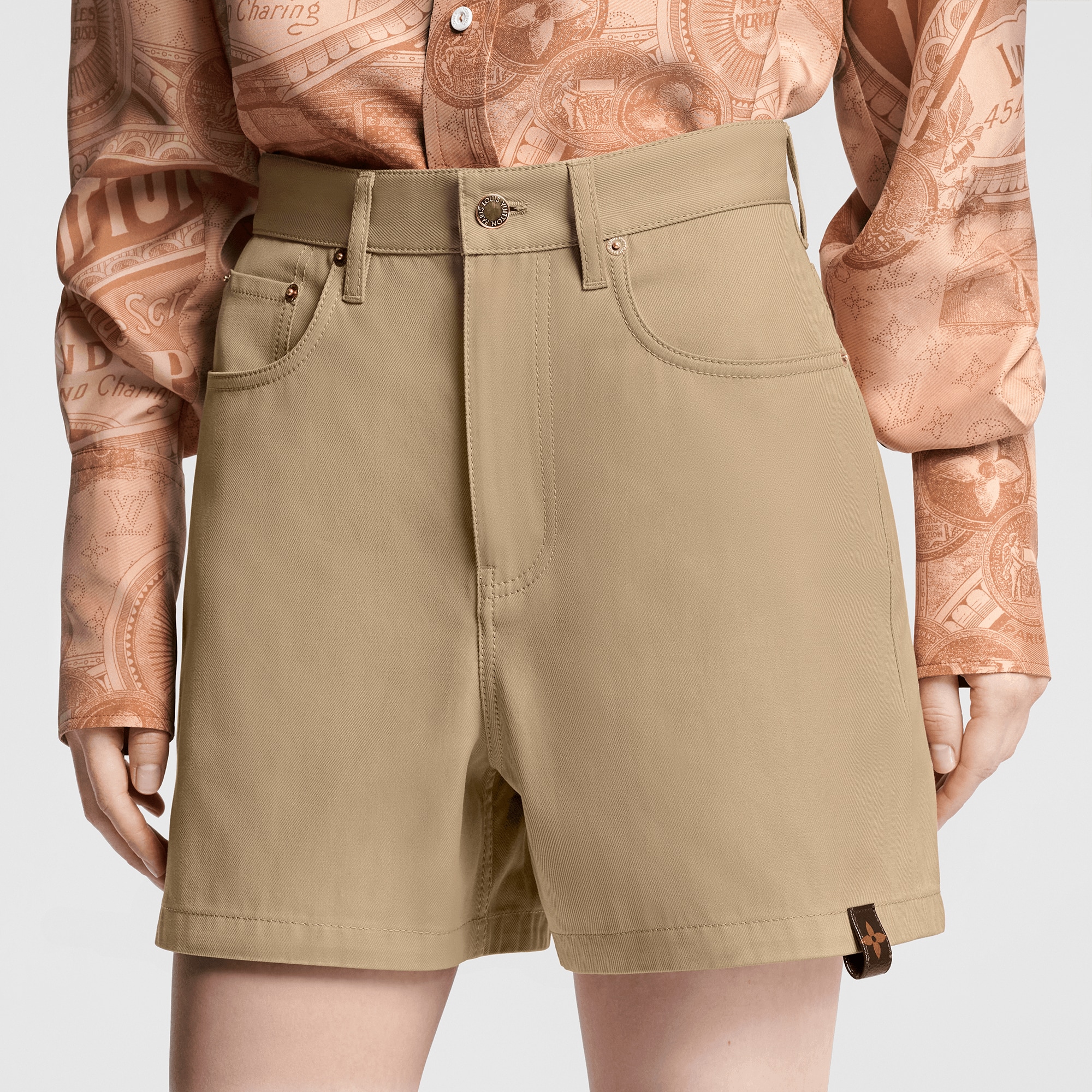 Straight-Cut Gabardine Shorts - Women - Ready-to-Wear | LOUIS VUITTON ®